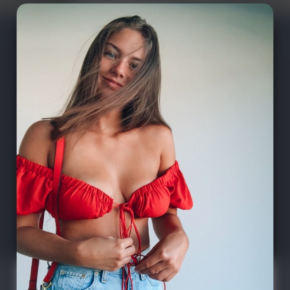 Perfect little Red Top. Tags still on. Never worn.